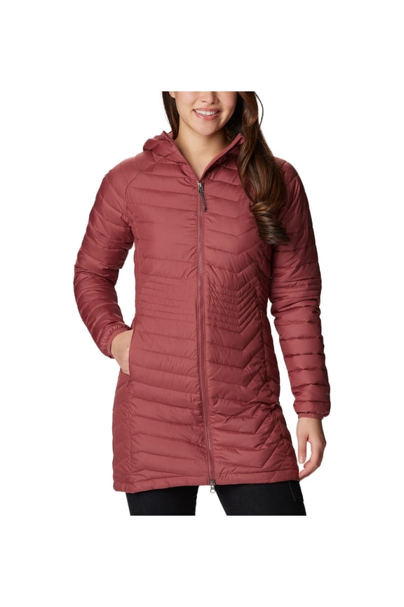 Women's Powder Lite Mid Jacket, Beetroot, Medium