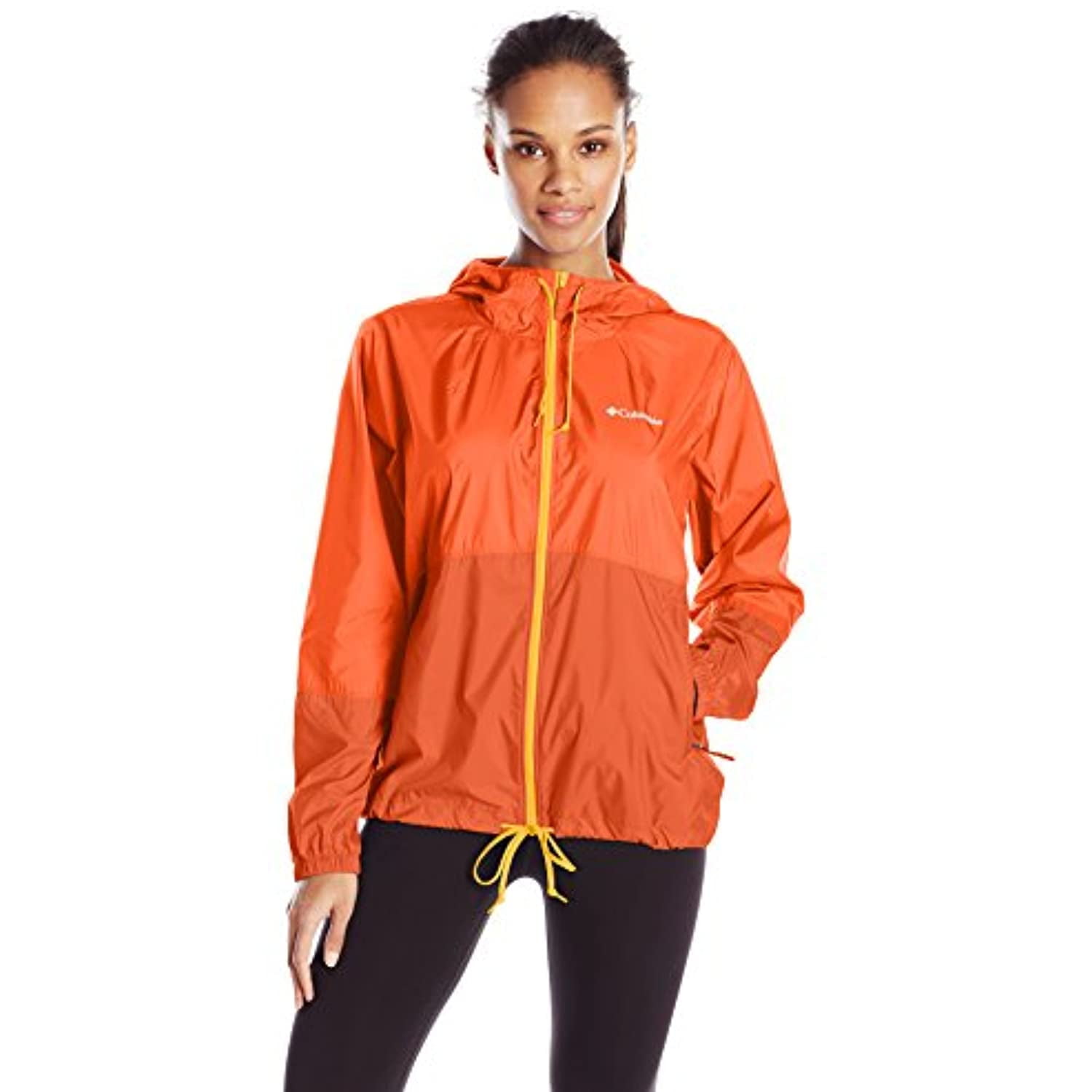 Columbia Women's Standard Flash Forward Windbreaker Jacket, Zing