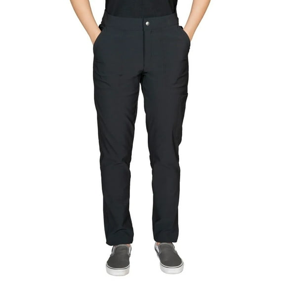 Columbia Women's Straight Leg Fleece Lined Pant (Black, 10)
