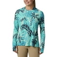 thumbnail image 1 of Columbia Women's Super Tidal Tee Hoodie, Dolphin Tropical Print, Small, 1 of 5