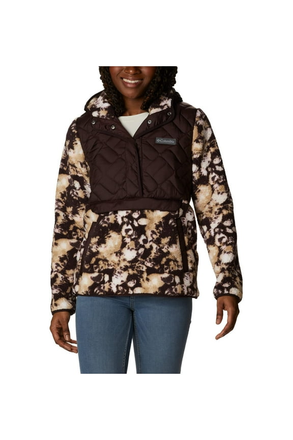 Women's Sweet View Fleece Hooded Pullover, New Cinder/New Cinder Solarized, 3X Plus