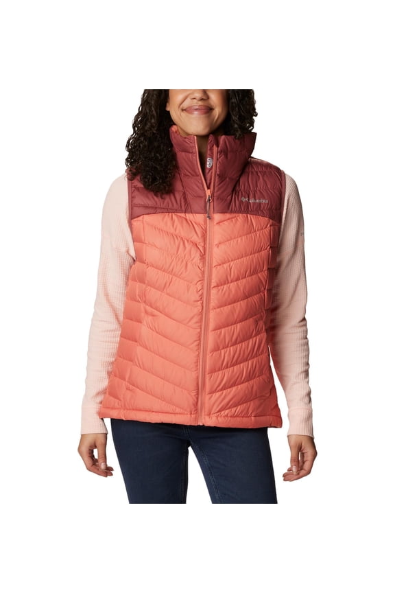 Women's Westridge Down Vest, Beetroot/Faded Peach, Small