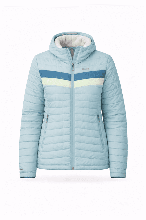 Womens White Out 1.0 FS Insulated Puffer Jacket - Light Blue -  Medium
