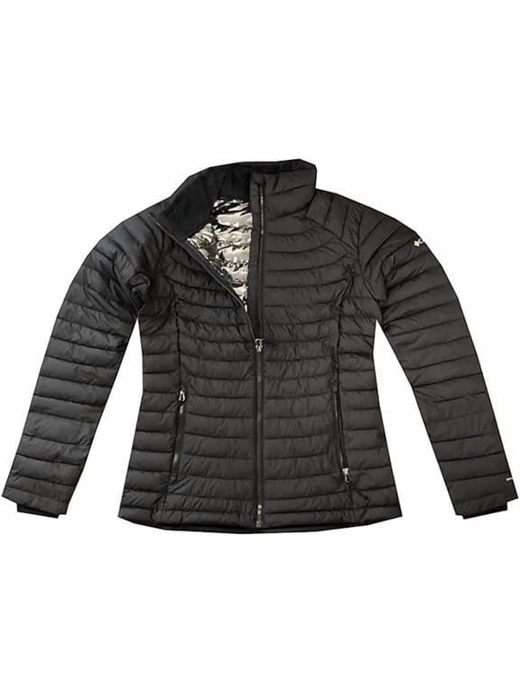 Women's White Out ll Omni Heat Jacket Puffer (L, Black)