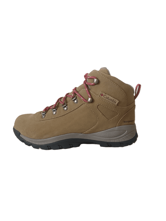 Women's YONCALLA Suede Waterproof Hiking Boots, Curry/Sunset Red, Size 8 NEW