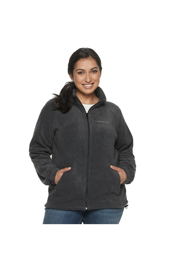 Womens Benton Springs Fleece Jacket Charcoal Heather 3X