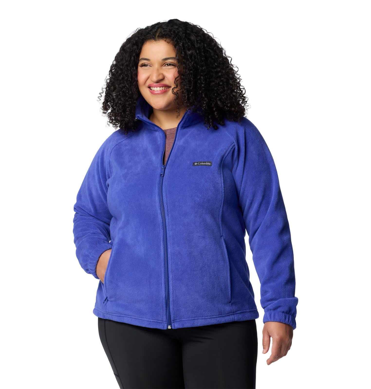Columbia Womens Benton Springs Full Zip Fleece Jacket, Clematis