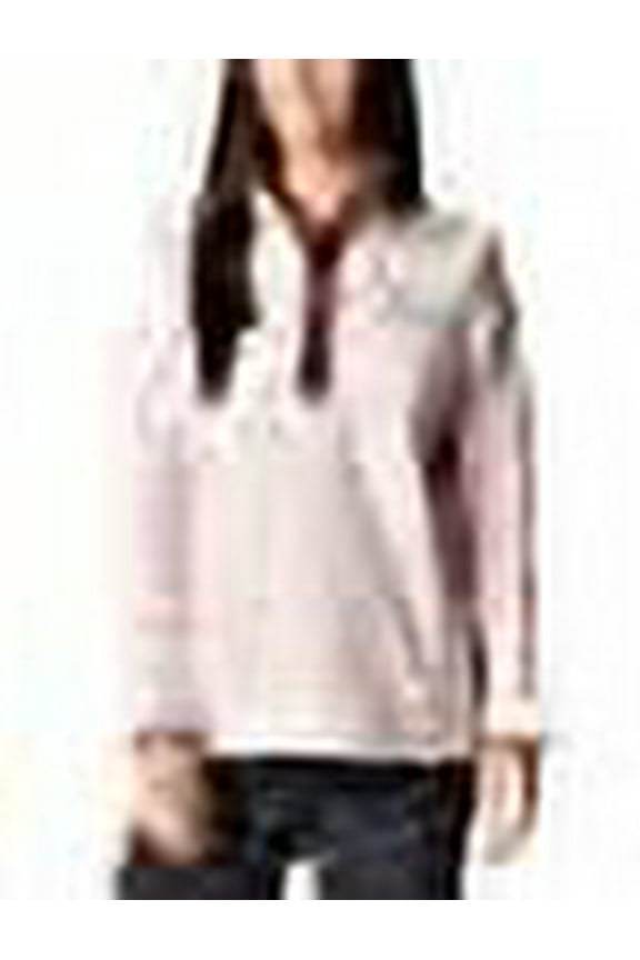 Womens Benton Springs Half Snap Pullover, Mineral Pink/Malbec, 1X Plus