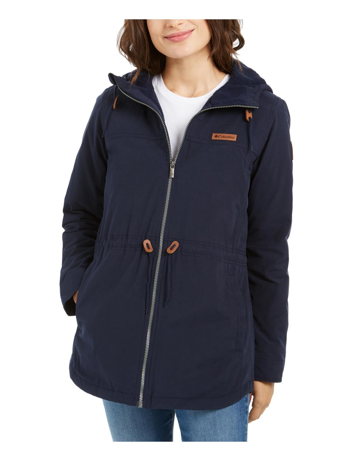 Columbia Womens Chatfield Hill Fleece Lined Hooded Anorak Jacket