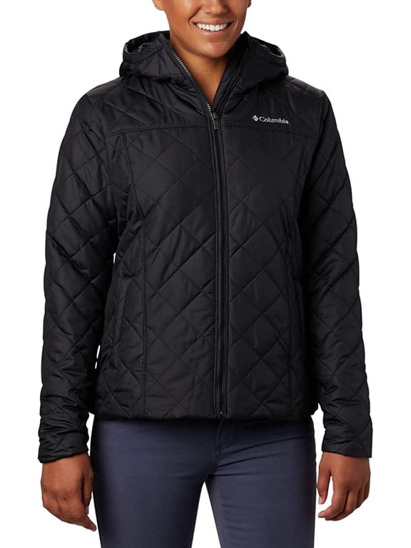 Womens Copper Crest Hooded Jacket Black 2X