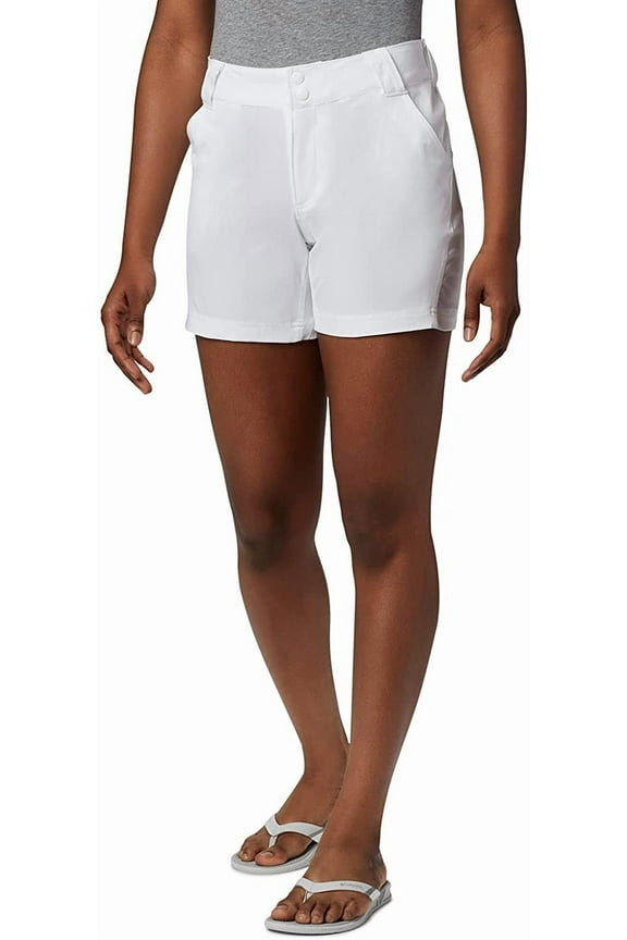 Womens Coral Point Iii Shorts White 16 Plus Short
