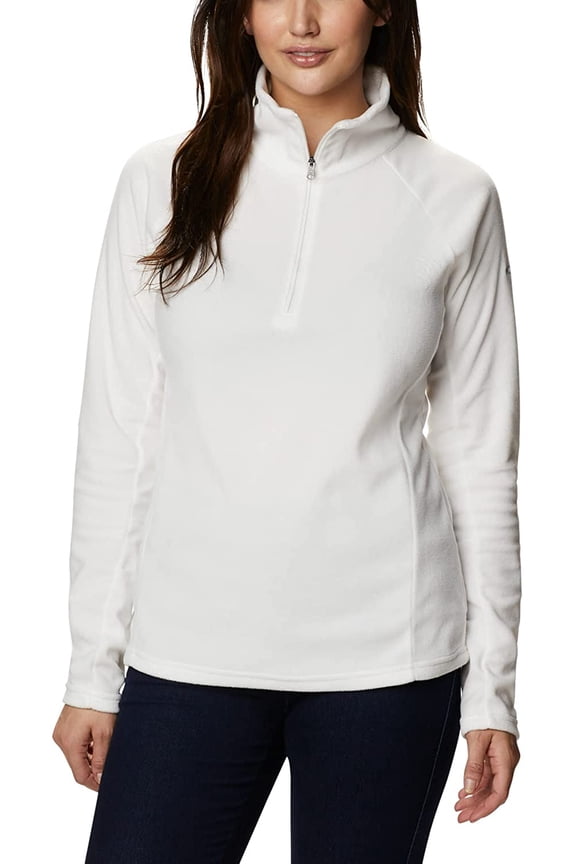 Women's Glacial IV Half Zip Fleece Jacket Sea Salt, Medium