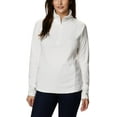 thumbnail image 1 of Columbia Womens Glacial Iv Half Zip Pullover Fleece Sea Salt X-Large, 1 of 9
