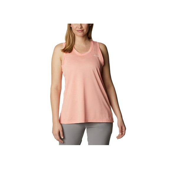Columbia Womens Hike Tank Top Coral Reef Heather L