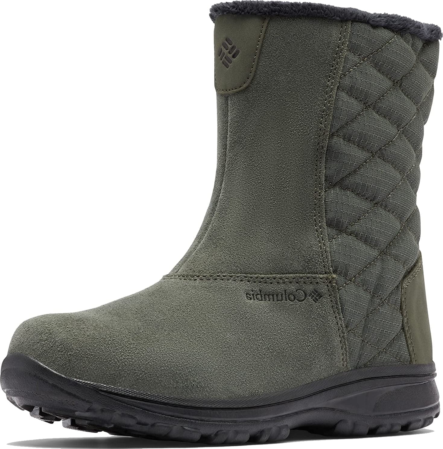 Columbia Womens Ice Maiden Slip Iii Snow Shoe Gravel/Black