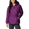 thumbnail image 1 of Columbia Womens Icy Heights Belted Jacket Plum Medium, 1 of 6