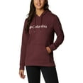 thumbnail image 1 of Columbia Womens Logo Hoodie Malbec X-Small, 1 of 9