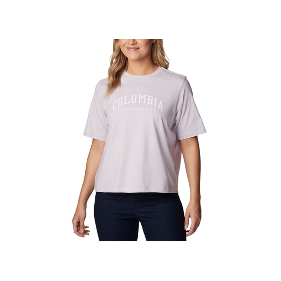 Columbia Womens North Cascades Cotton T-Shirt Coral Reef L
