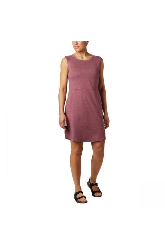 Womens Omni-Shade Sleeveless Dress, Antique Mauve, Large
