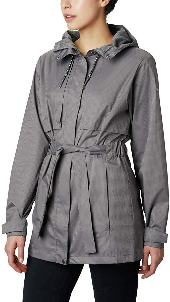 Columbia Womens Pardon My Trench Rain Jacket Coat