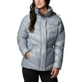 thumbnail image 1 of Columbia Womens Peak to Park™ ii Insulated Hooded Jacket ( Tradewinds Grey Gunmetal , Small ), 1 of 7