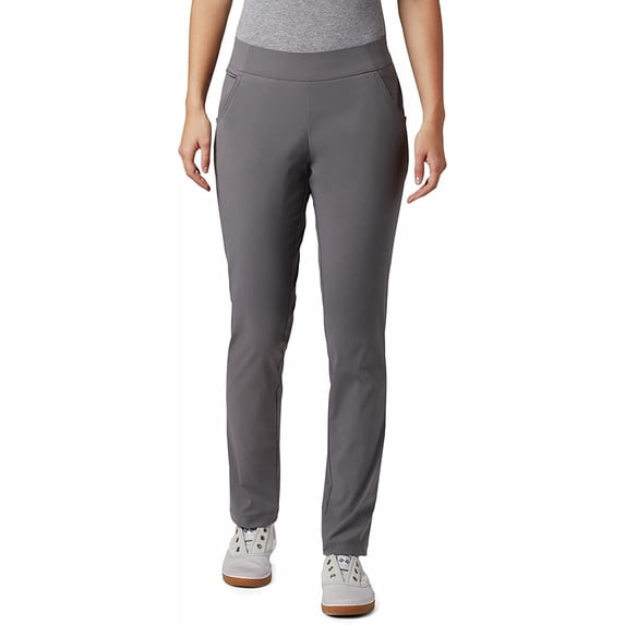 Columbia Womens Plus Size Anytime Casual Pull on Pant City Grey 1X
