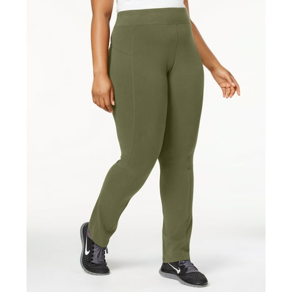 Columbia Womens Plus Size Anytime Casual Straight Leg Pant,Noir,3X