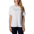 thumbnail image 1 of Columbia Womens Plus Size Graphic-Print T-Shirt,White/Wind Floral Brand,3X, 1 of 2