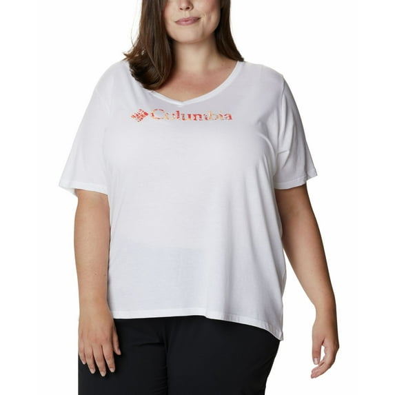 Columbia Womens Plus Size Relaxed V-Neck T-Shirt