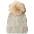thumbnail image 1 of Columbia Womens Pom Pom Winter Beanie Hat Ivory O/S, 1 of 2
