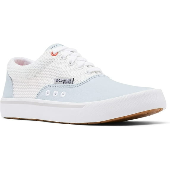 Columbia Womens Slack Water PFG Lace Boat Shoe 7 Mirage/White