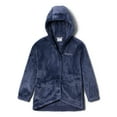 thumbnail image 1 of Columbia Youth Girls Fire Side II Sherpa Long Jacket, Nocturnal, Large, 1 of 3