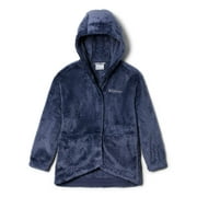 Columbia Youth Girls Fire Side II Sherpa Long Jacket, Nocturnal, Small