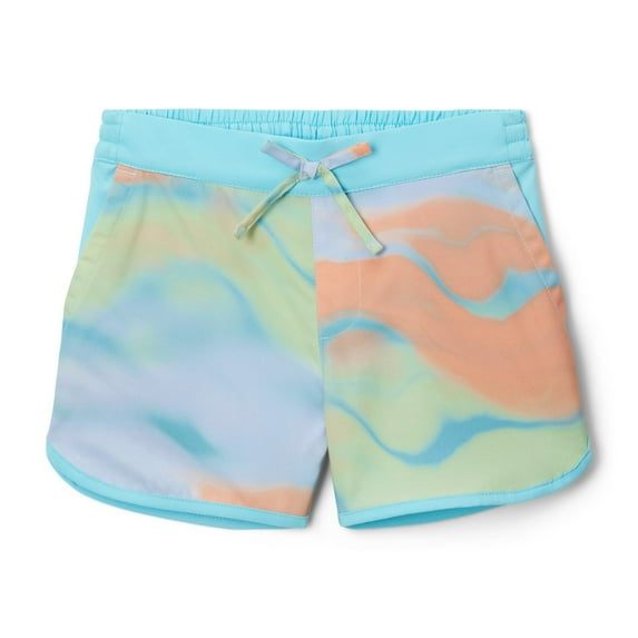 Columbia Youth Girls Sandy Shores Boardshort, Aquamarine Undercurrent, XX-Small