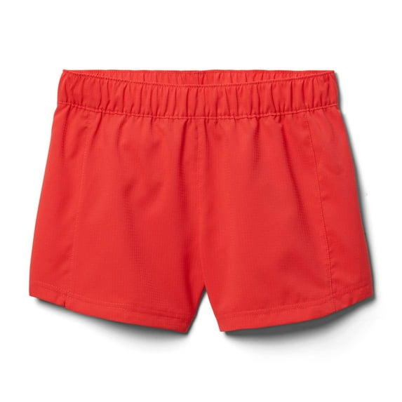 Columbia Youth Girls Tamiami Pull-On Short, Red Hibiscus, Large