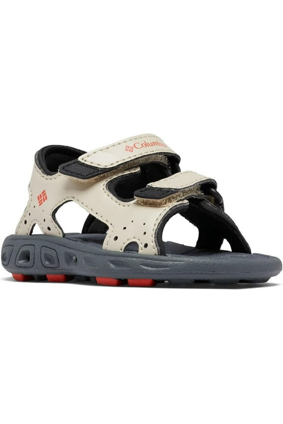 Youth Girls Techsun Vent Hook and Loop Sandals, Grey