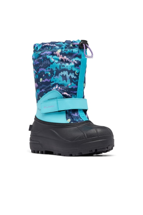 Youth Unisex Powderbug Forty Print, Geyser/Paisley Purple, 6