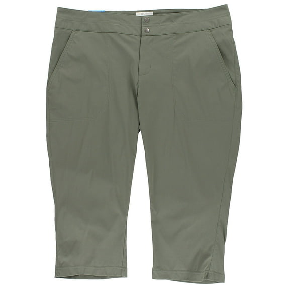 Columbia Zephyr Heights Capri Womens Pants Size 14, Color: Green