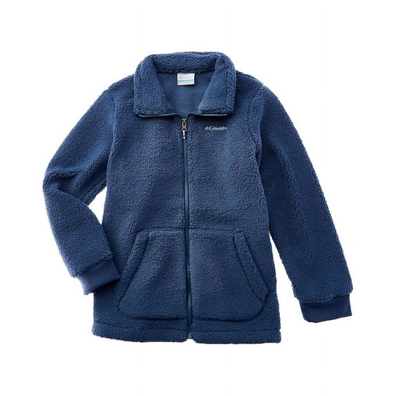 Columbia boys Rugged Ridge II Sherpa Full-Zip Jacket, m, Blue