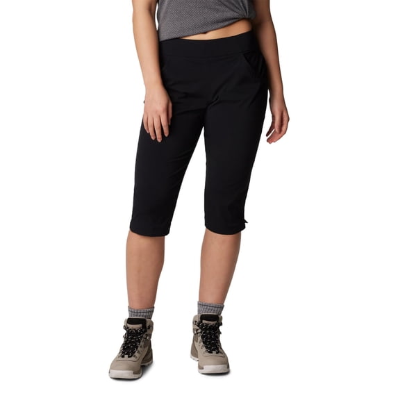 Columbia Anytime 1768151-010 Pants Women's XS Black Pull-On Casual Capri ERK1295