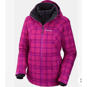 Columbia womens intechange jacket 3 in 1 , color pink size XS
