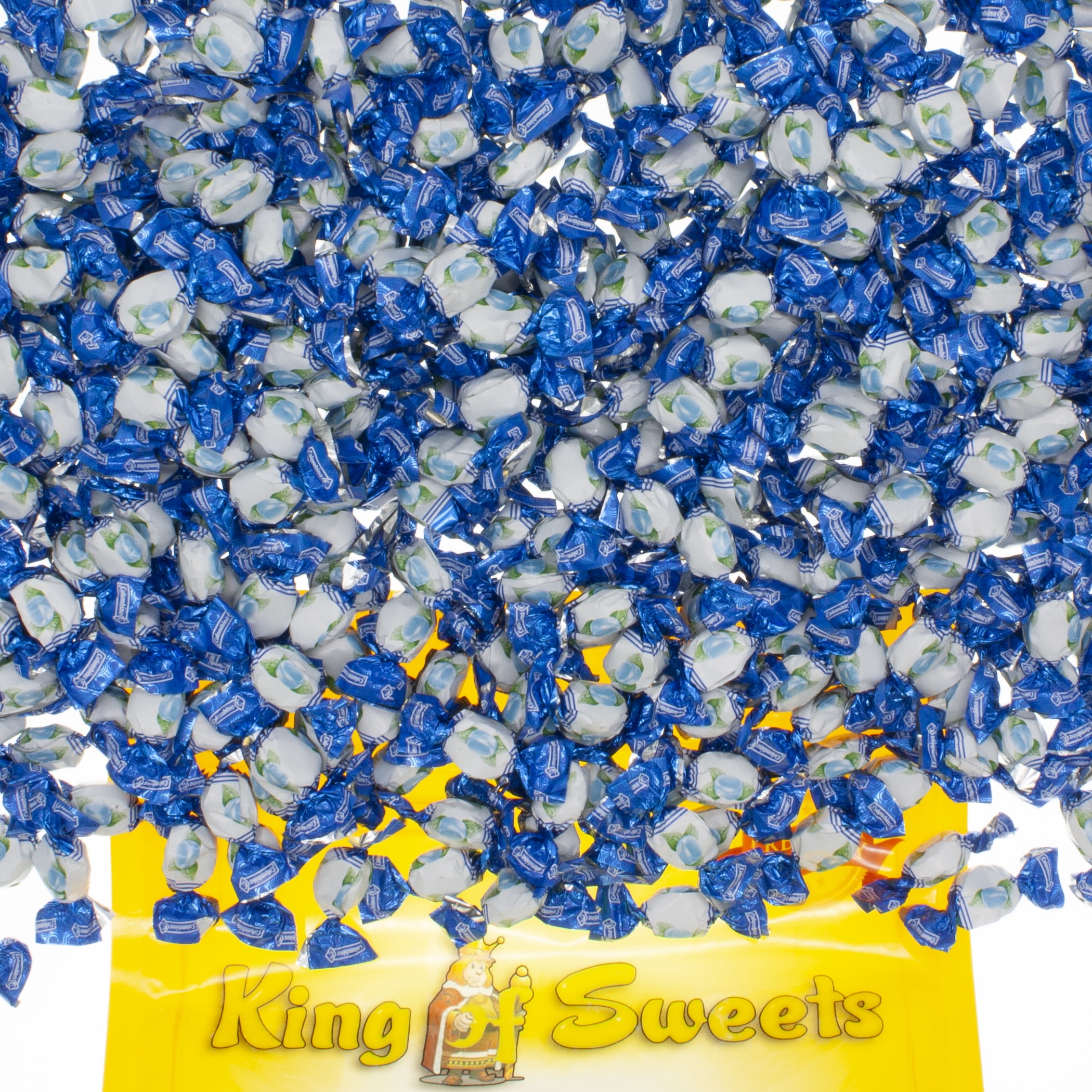 Columbian Mint Drops 1 Pound Fresh Minty Flavor Individually Wrapped Hard Candy  Individually Wrapped Great for Candy Dishes, Holiday's and More in in a Resealable King of Sweets Bag