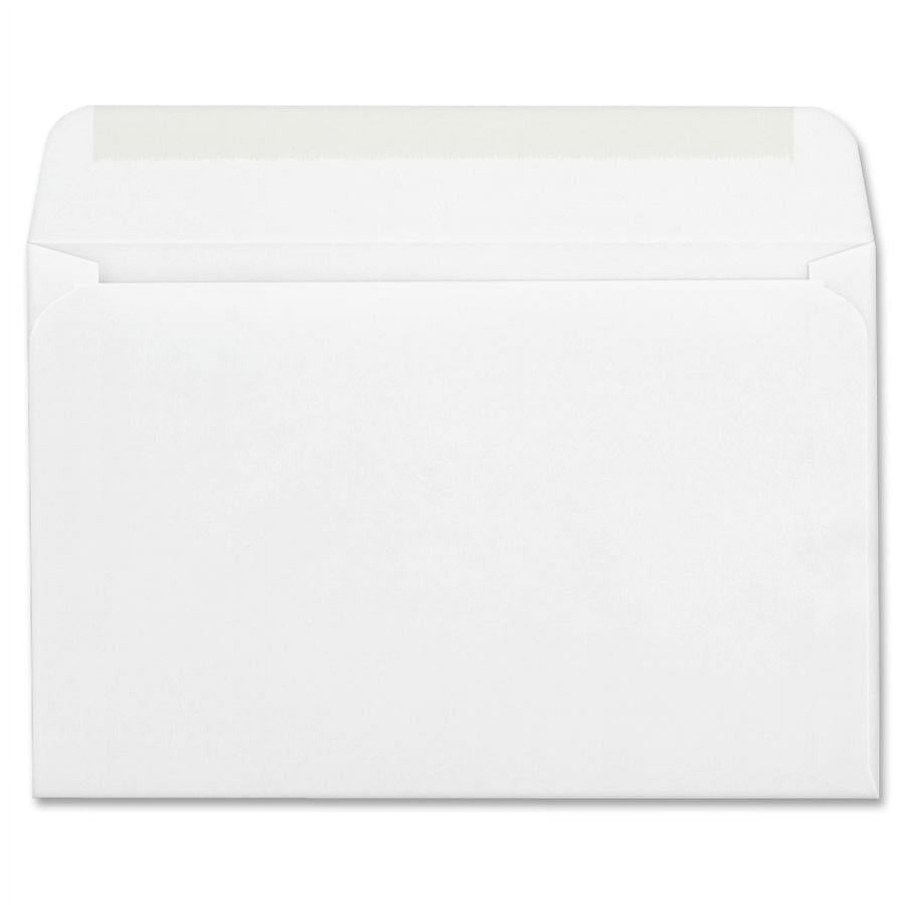 Columbian, QUACO298, Greeting Card Gum Seal Envelopes, 100 / Box, White