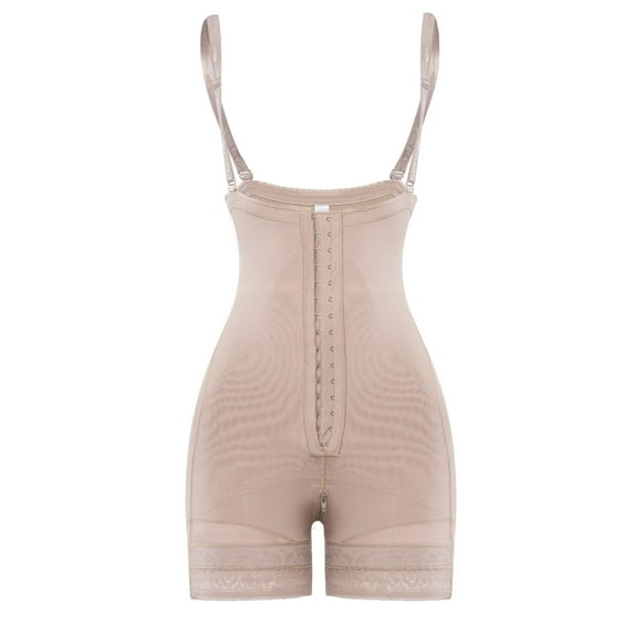 Columbian made Women Fajas with detachable and adjustable straps. Perfect Post Surgery High Compression Garment. Double center-hook lines to adjust it to your comfort.