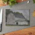 thumbnail image 1 of U R There Photography Columbiaville White Rustic Farmhouse Tempered-Glass Cutting Board 8"x 11", 1 of 9