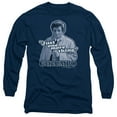thumbnail image 1 of Columbo Just One More Thing Long Sleeve Adult 18/1 T-Shirt Navy, 1 of 1