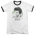 thumbnail image 1 of Columbo Motive Adult Ringer T-Shirt White Black, 1 of 1