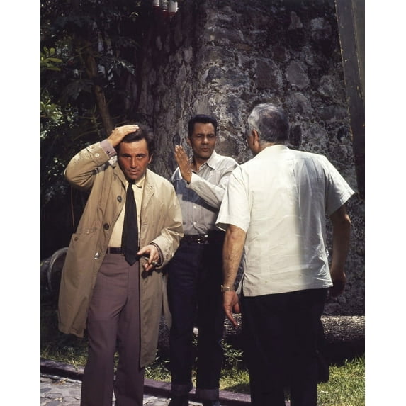 Columbo Peter Falk On Set 24X36 Classic Hollywood Poster