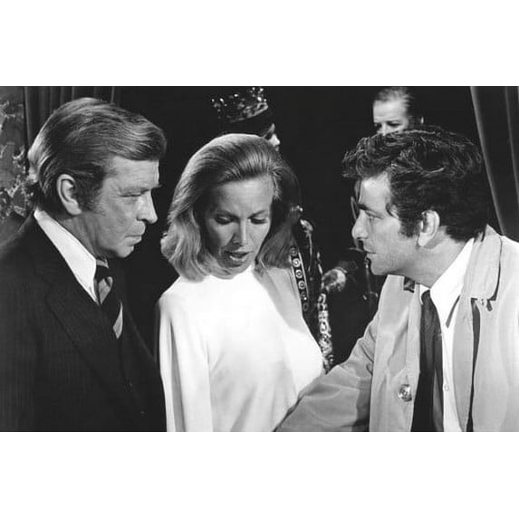 Columbo Peter Falk Richard Basehart Honor Blackman rare TV 24x36 Poster