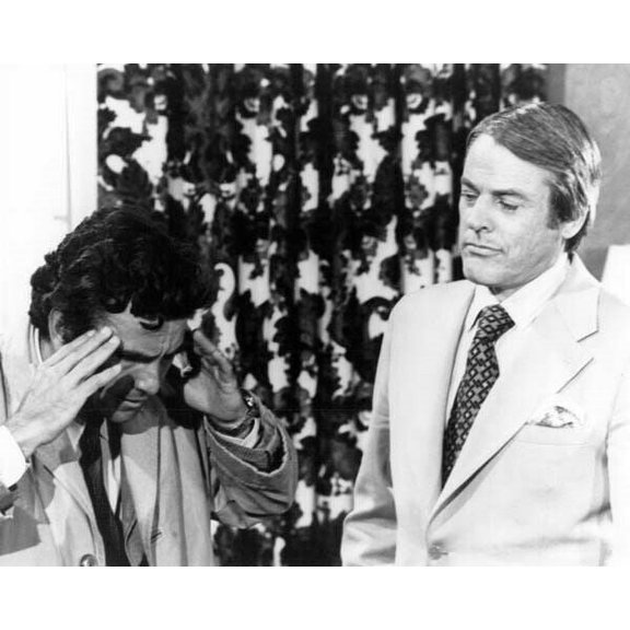 Columbo Requiem For A Falling Star 1973 Kevin McCarthy Peter Falk 8x10 photo